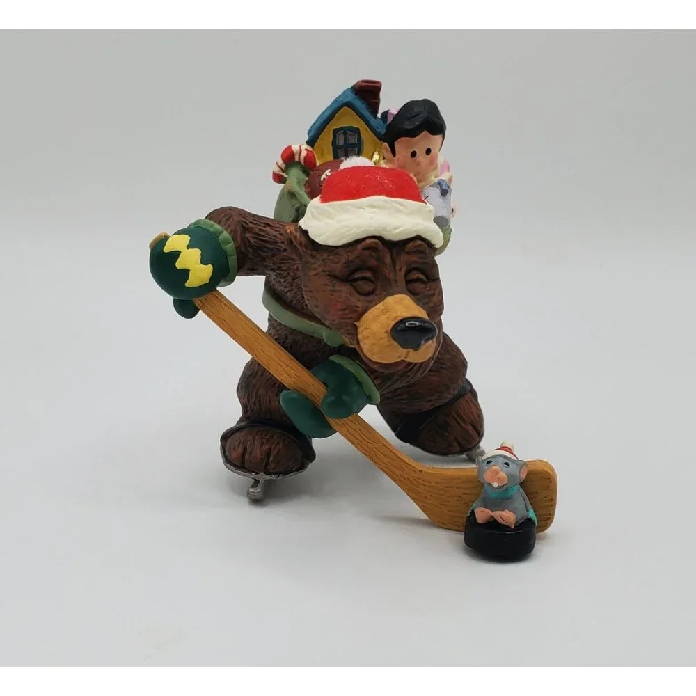 2005 Hallmark Keepsake Collector’s Series #2 “Hockey Thrills” Christmas Ornament